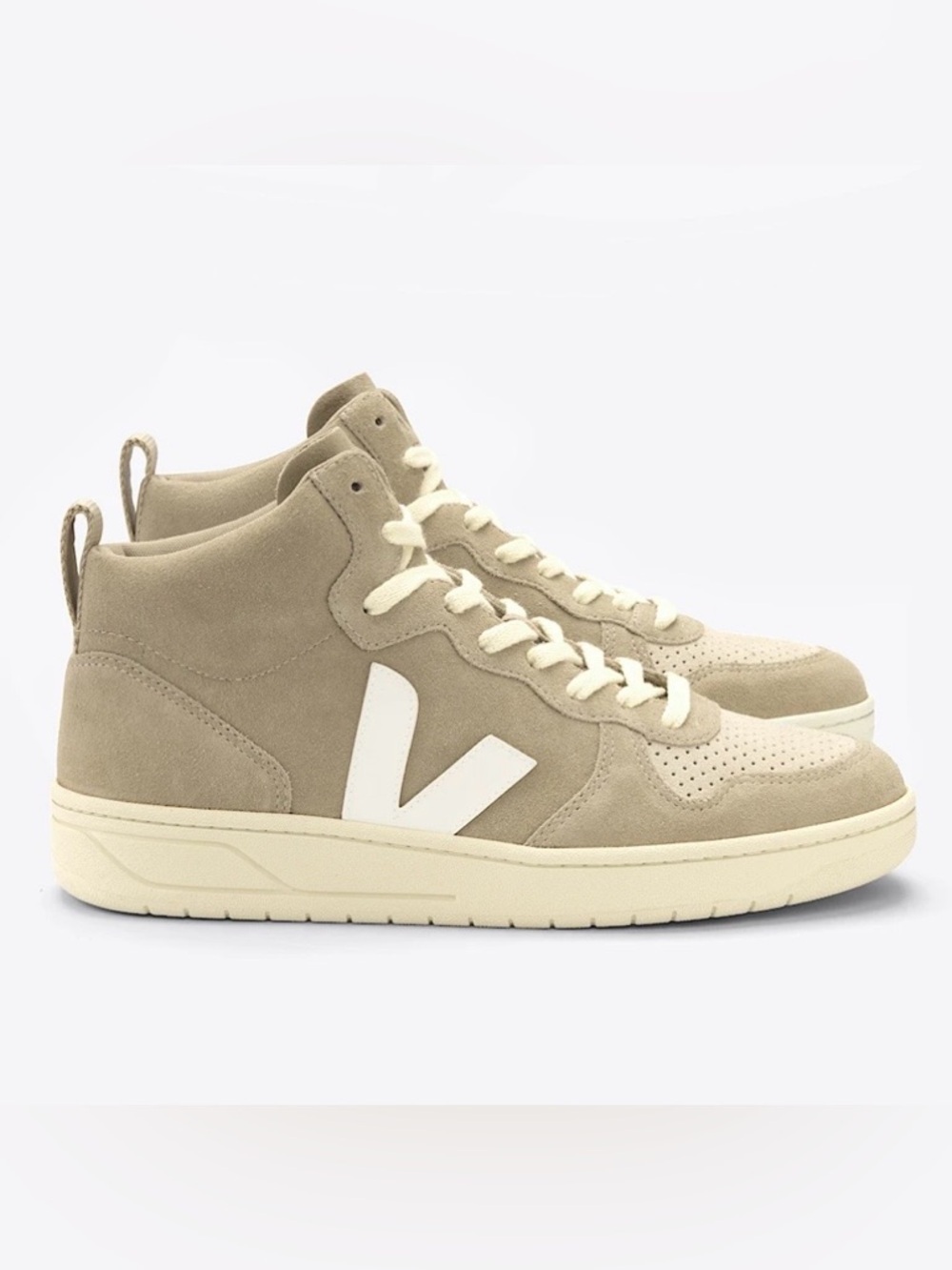 VEJA V-15 Suede Dune Pierre Sneakers | Size 7